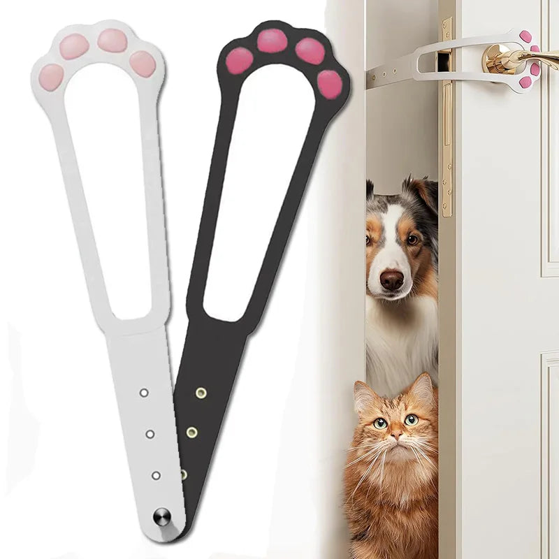 Cat Door Holder Latch Adjustable Dog Door Stopper Elastic Gate Lock