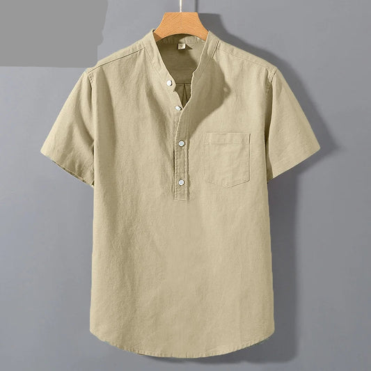 Summer Stand Up Collar T Shirts